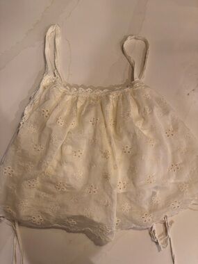 Altar'd State Cream Eyelet Girls' Cami Top